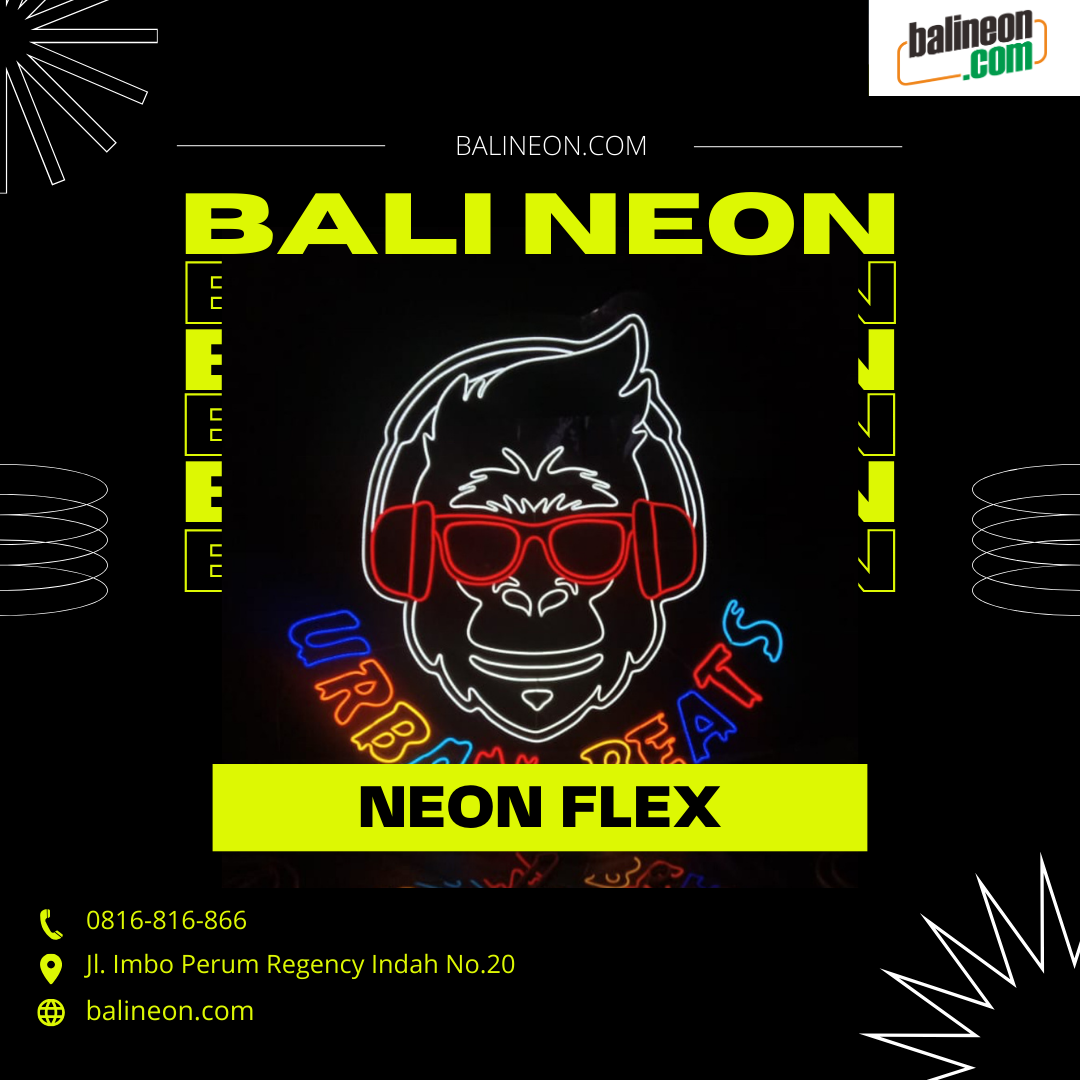 jasa neon box dan neon flex di bali