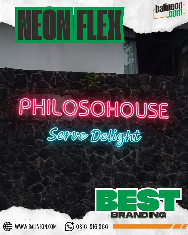 Jasa Custom Neon Flex Bali