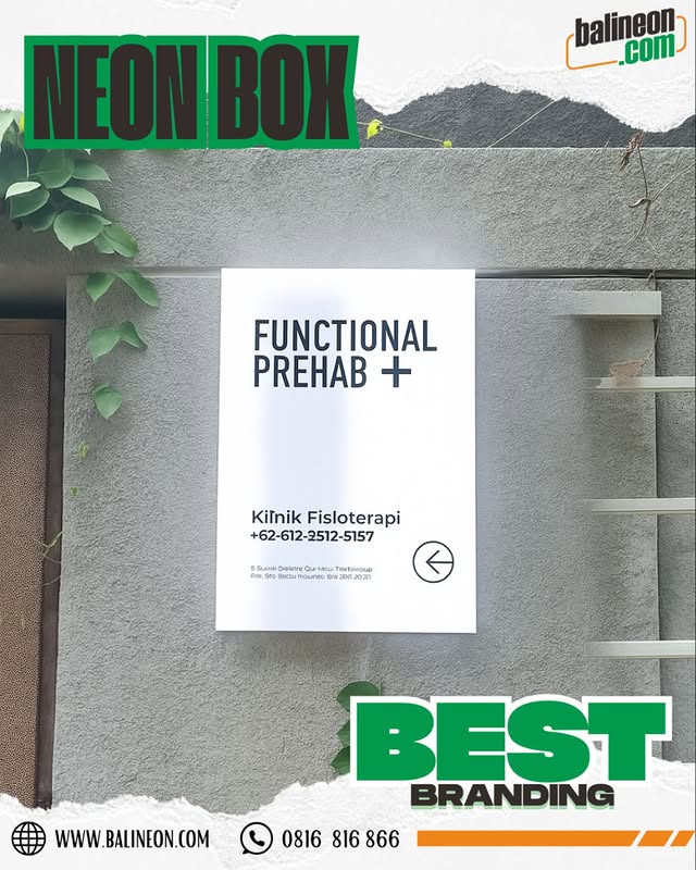 Jasa Neon Box Akrilik Bali