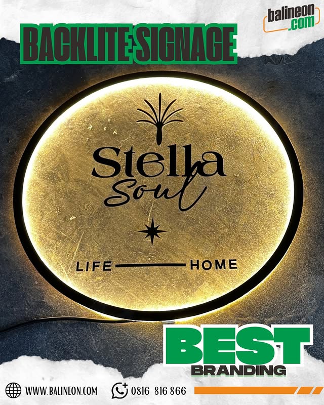 7 Powerful Backlit Signage Bali yang Bikin Branding Lebih Stunning