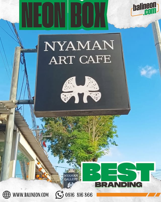 Estetika Neon Box di Bali yang Sangat Elegan bagi Art Caffe di 2026