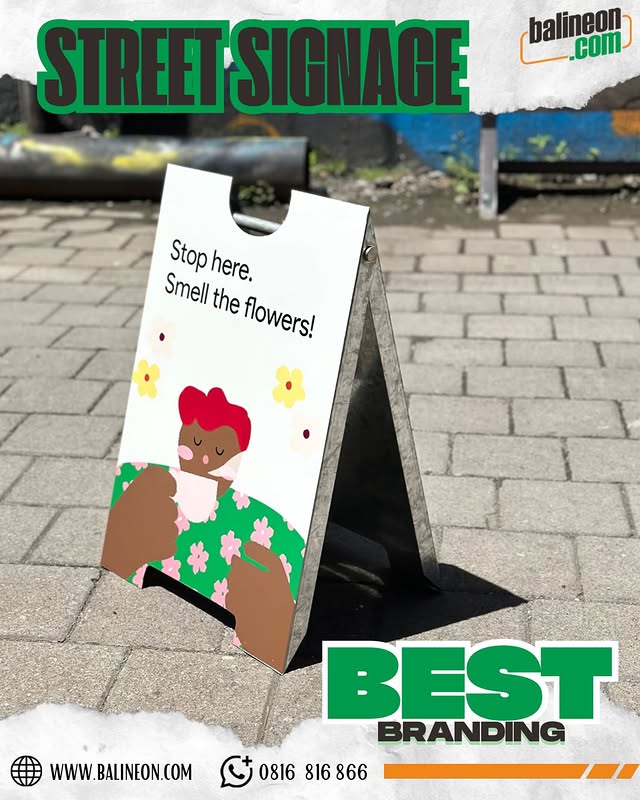 10 Desain Street Signage di Bali yang Efektif dan Sangat Estetik