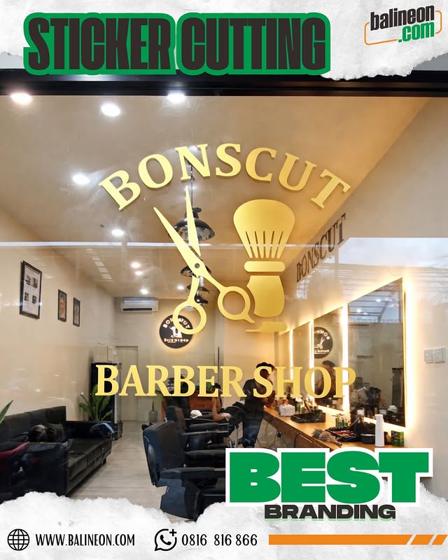 Jasa Sticker Cutting di Bali 5 Ide paling Eksklusif untuk Branding Interior